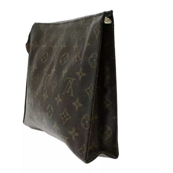LOUIS VUITTON Poche Toilette 26 Clutch Hand Bag Monogram Leather M47542 02EE006 - Picture 10 of 14